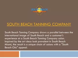 south beach tanning company