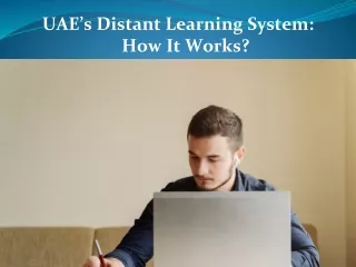 UAE’s Distant Learning System: How It Works?