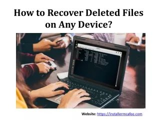 how to recover deleted files on any device