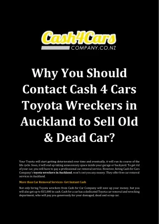 Cash 4 Cars Company