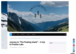 Journey to “The Floating Island” – A trip to Prashar Lake