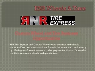 Start Custom Wheel and Tire Business