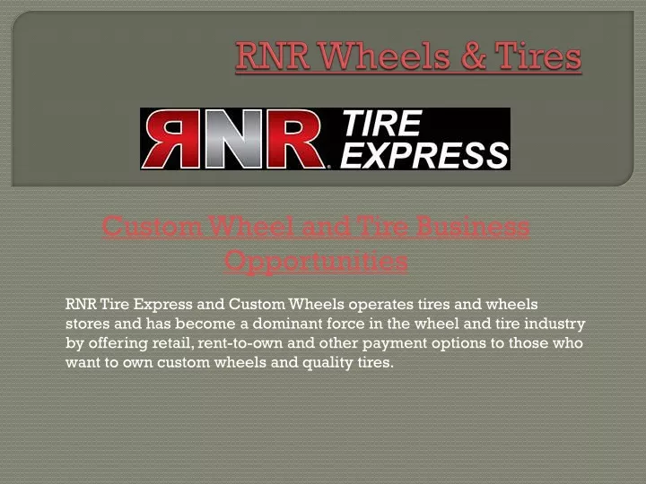 rnr wheels tires