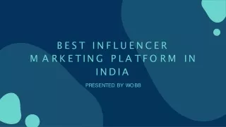 Best Influencer Marketing Platform in India