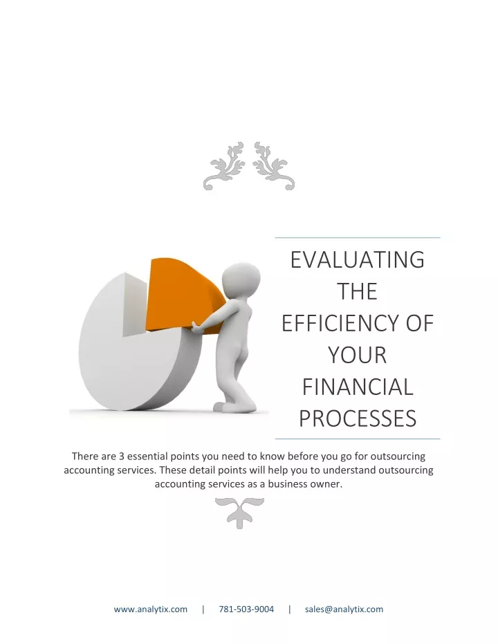 evaluating the efficiency of your financial