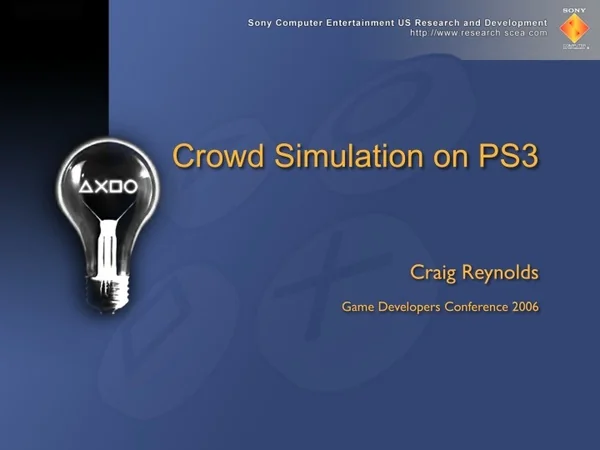 crowd simulation on ps3
