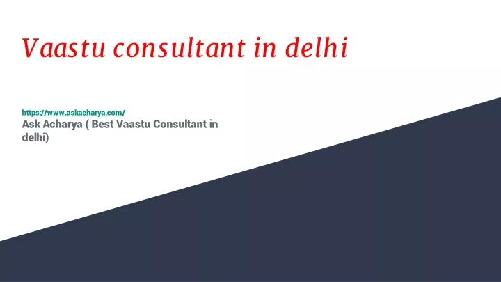 vaastu consultant in delhi