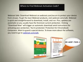 Webroot Install - Enter Webroot Key Code - webroot.com/safe