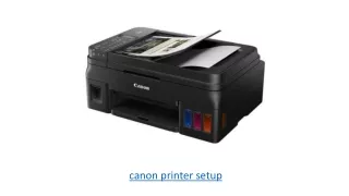 canon printer setup