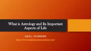 What is astrology and its important aspects of life