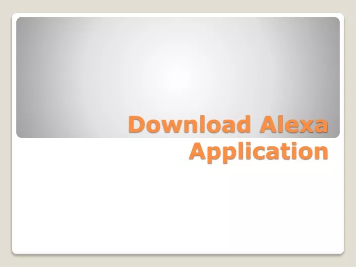 download alexa application