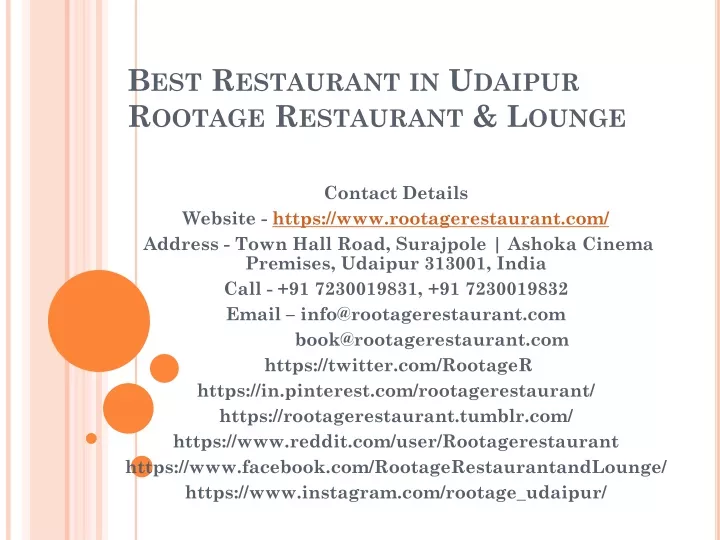 best restaurant in udaipur rootage restaurant lounge