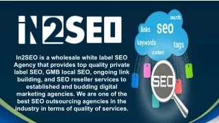 in2seo is a wholesale white label seo agency that