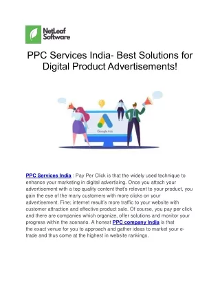 ppc services india best solutions for digital