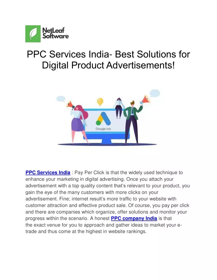 ppc services india best solutions for digital