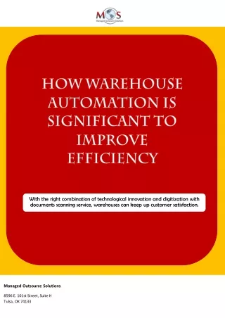 How Warehouse Automation Is Significant to Improve Efficiency