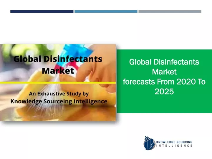 global disinfectants market forecasts from 2020