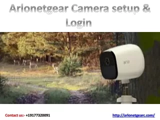 Arlonetgear Camera login