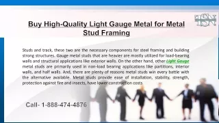 Buy High-Quality Light Gauge Metal for Metal Stud Framing