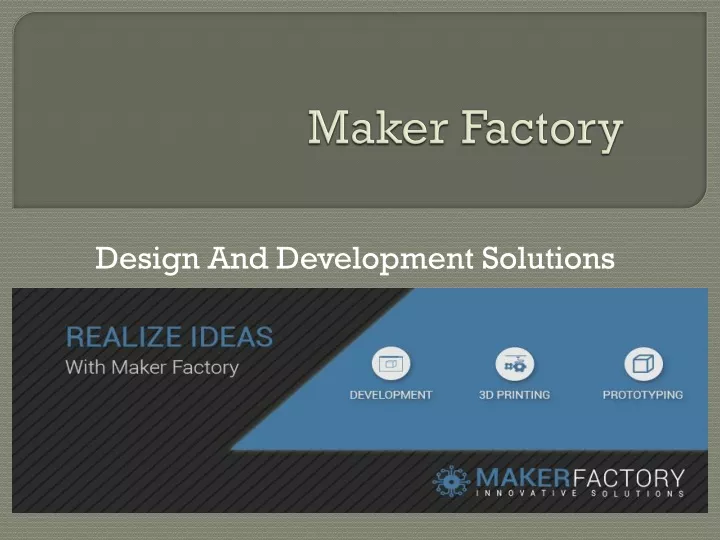 maker factory