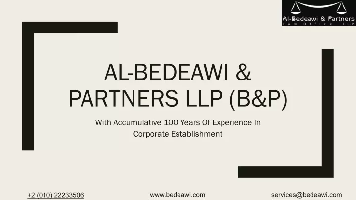 al bedeawi partners llp b p