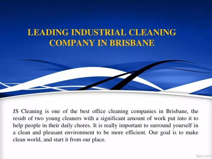 leading industrial cleaning company in brisbane