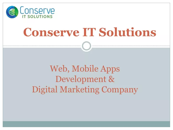 conserve it solutions