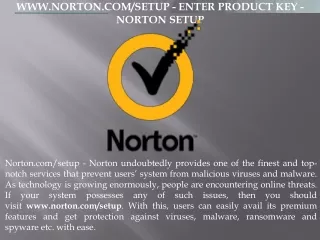 Norton.com/setup