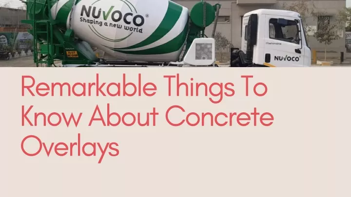 remarkable things to know about concrete overlays