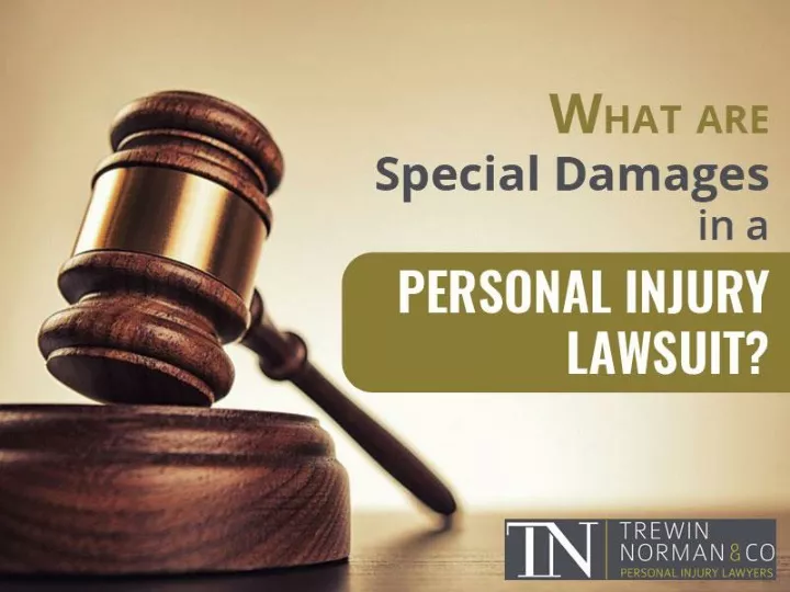 what are special damages in a personal injury lawsuit