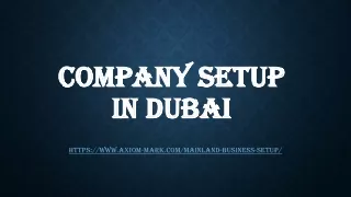company setup in dubai