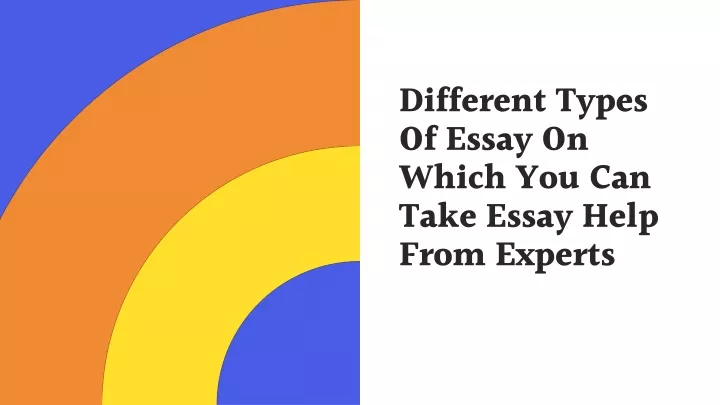 different types of essay on which you can take