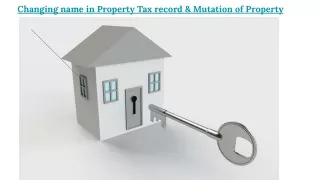 how to change property tax name