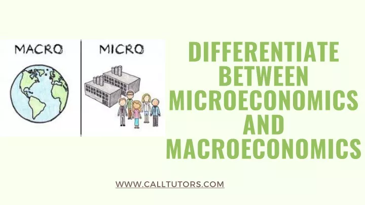 differentiate between microeconomics