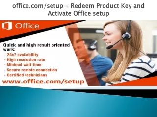 office com setup redeem product key and activate office setup