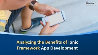 analyzing the benefits of ionic framework