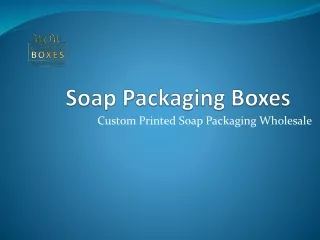 soap packaging boxes