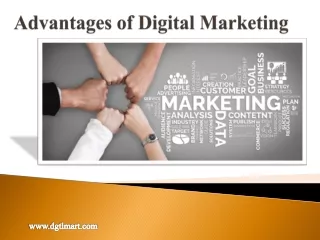 advantages of digital marketing