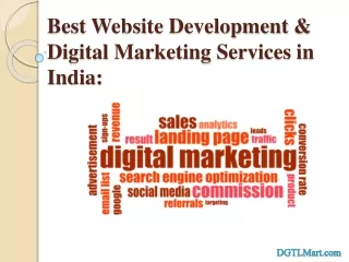 best website development digital marketing services in india