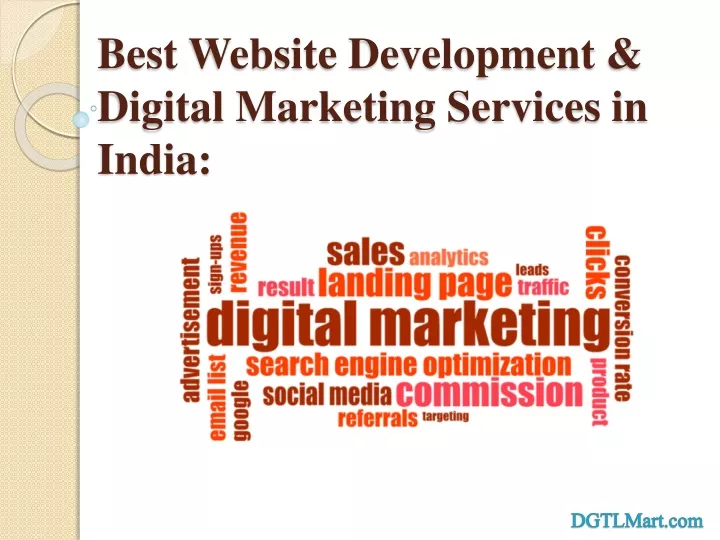 best website development digital marketing services in india