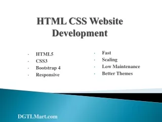 html css website development