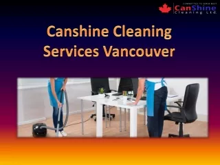 Get Expert Cleaning Services in Vancouver, BC