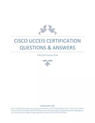 cisco ucceis certification questions answers