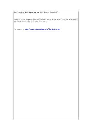 get the best olx clone script olx source code php