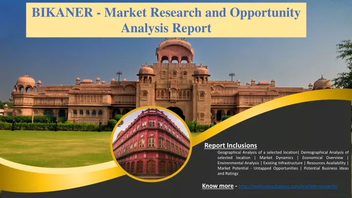 bikaner market research and opportunity analysis