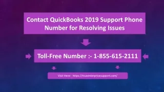 contact quickbooks 2019 support phone number