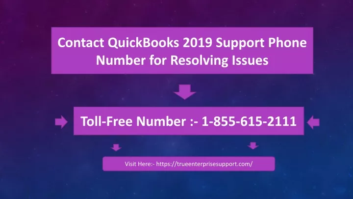 contact quickbooks 2019 support phone number