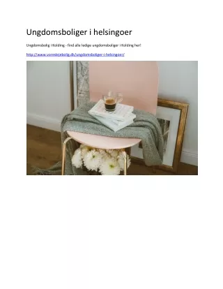 ungdomsboliger i helsingoer