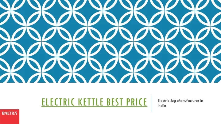 electric kettle best price