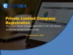 Overview in Private Limited Company Registration - slide 1